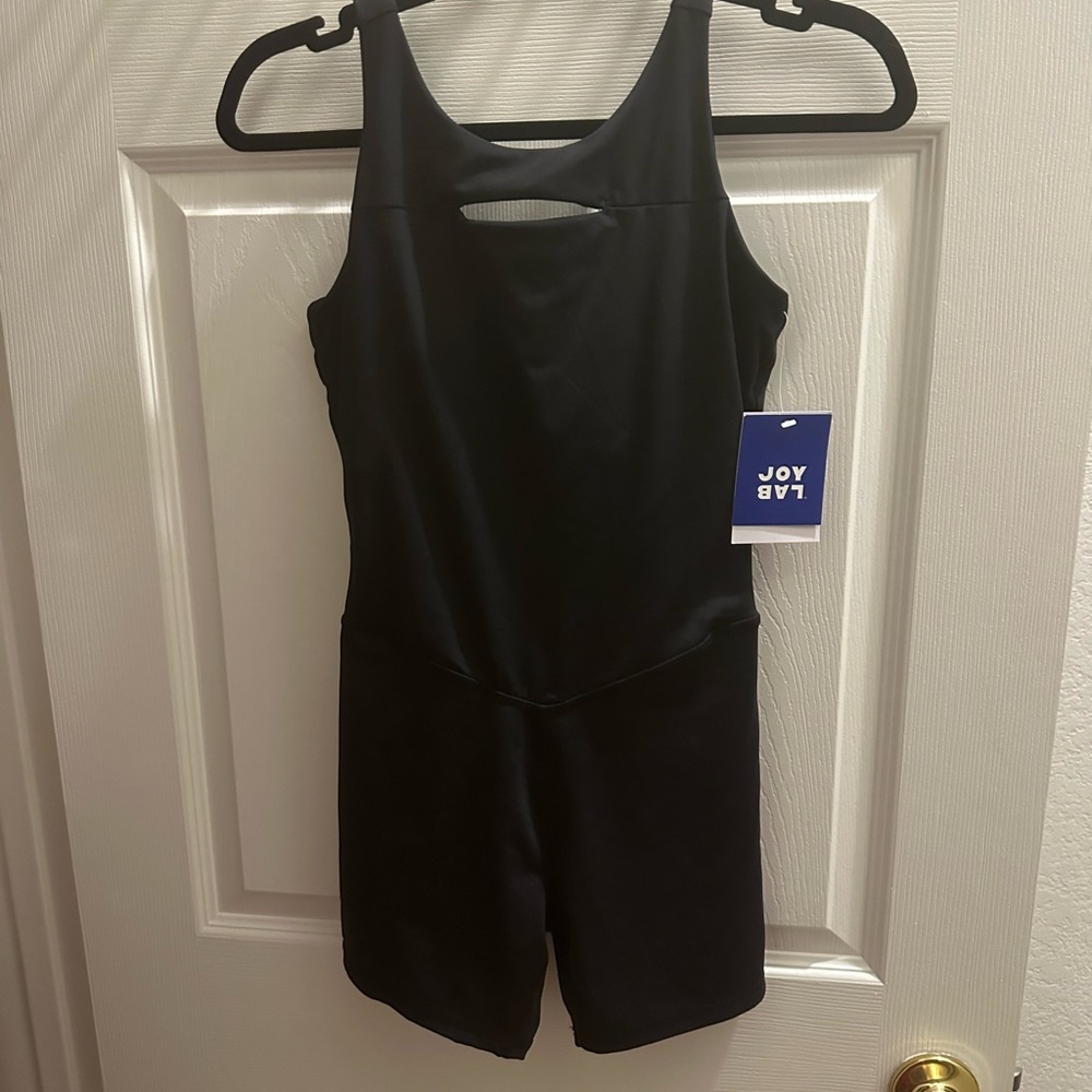 New Joy Lab athletic shorts one piece outfit jumpsuit size Small